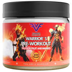 WARRIOR´S PRE WORKOUT 200 G passion fruit and mango