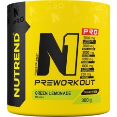 N1 Pro Pre-Workout - 300 g, zelená limonáda