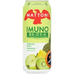 Mattoni Imuno - 500 ml, jablko-kiwi-ananas