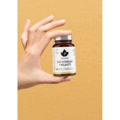 Vitamin B12 Folate 60 pastilek malina (Vitamín B12 s folátem Quatrefolic®)