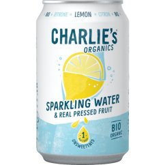Charlie´s Organics Sparkling Water - 330 ml, citron